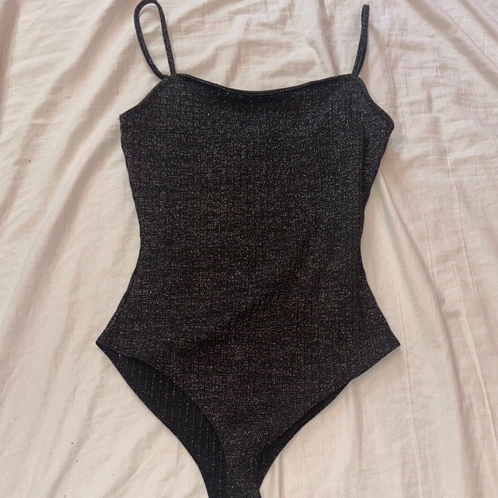 Sparkly Black Bodysuit